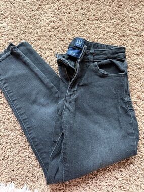 GAP girls size 8 regular Black Denim Jeans